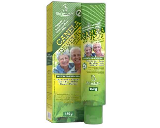 POMADA MASSAGEADORA CANELA DE VELHO 150G BIO INSTINTO