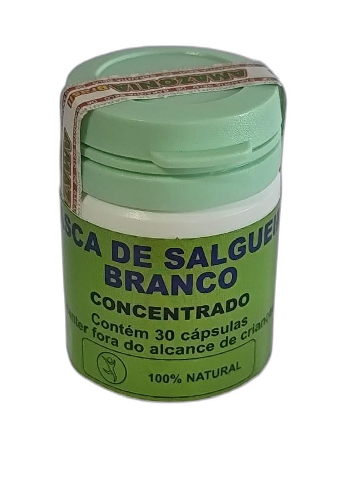 Casca de Salgueiro Branco 30 Capsulas 100mg 100% Natural